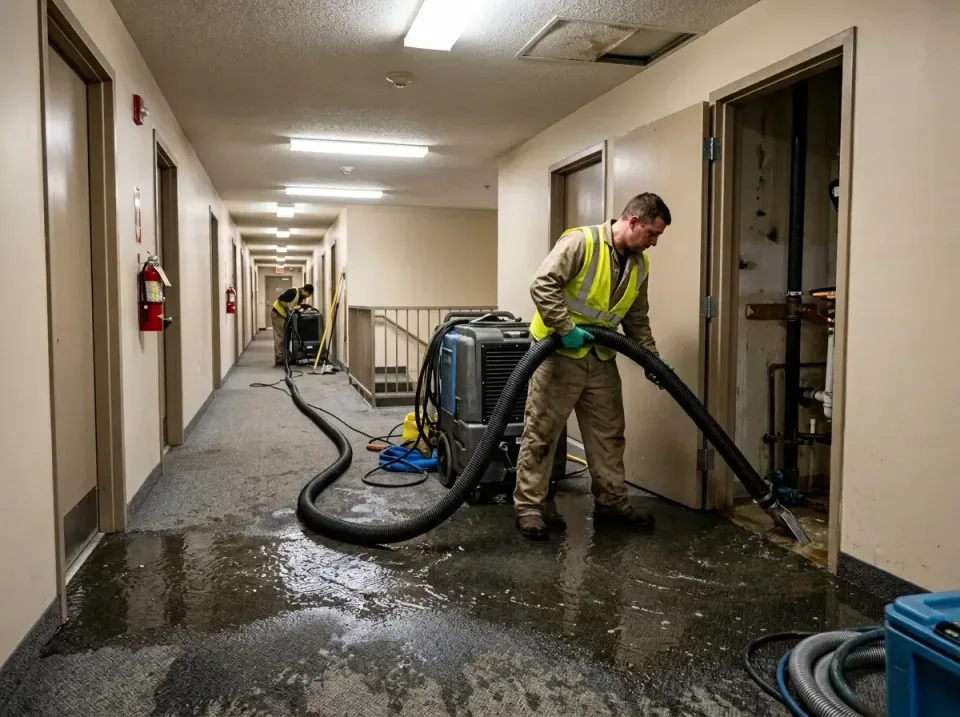 multi-unit-apartment-hallway-f-005 — frequently asked questions, Emergency Burst Pipe Water Extraction & Removal in Stone Pa…